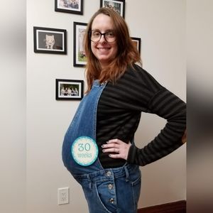 GAP Denim Maternity Overalls